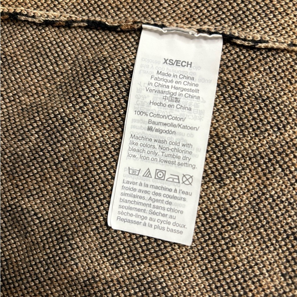 J Crew Leopard Print Cardigan Oversized XS - Picture 6 of 7